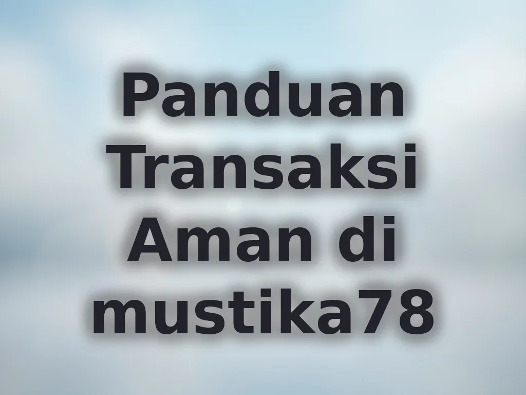 Transaksi aman